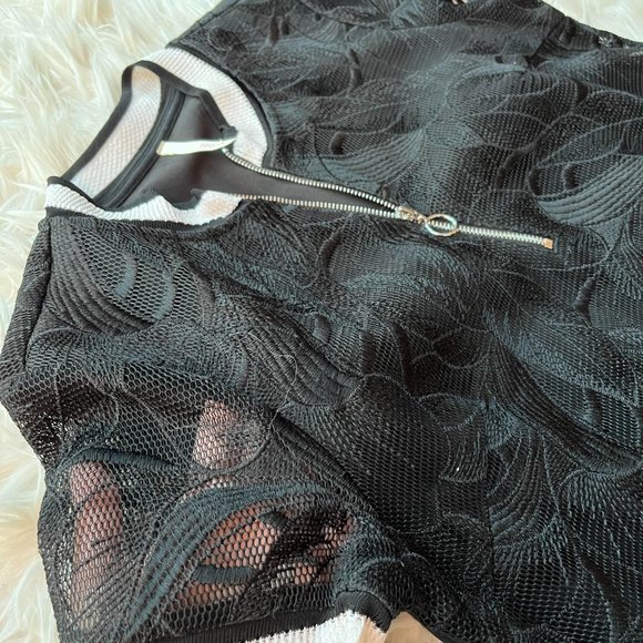 I.code Black Lace Dress Sporty Style - Picture 10 of 10